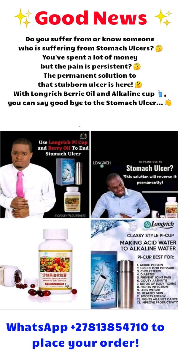 LongrichR's tweet photo. Help for stomach ulcer is here! https://t.co/bGMQBVgL1M