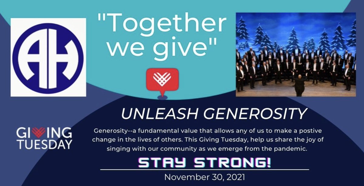 donate-usa.keela.co/alexandria-har…
#alexandriaharmonizers #givingtuesday #staystrong