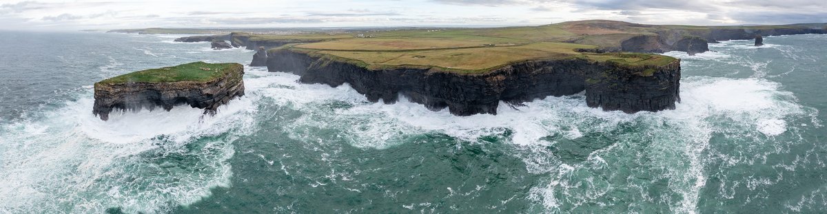 edgecases_scape's tweet photo. The aftermath of a storm (the associated wind of which was still blowing quite strongly) tries to pound the Clare coast into nothingness. 

https://t.co/XtBQhwqGfP https://t.co/HNZ9LzGCvg