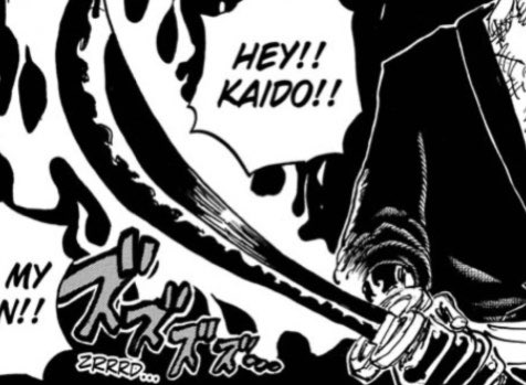 Feral 🎄 on X: So when Zoro hits the end of the line and makes one last  ditch attack to get Kaido away from Luffy, awakening his conquerors, we are  shown a