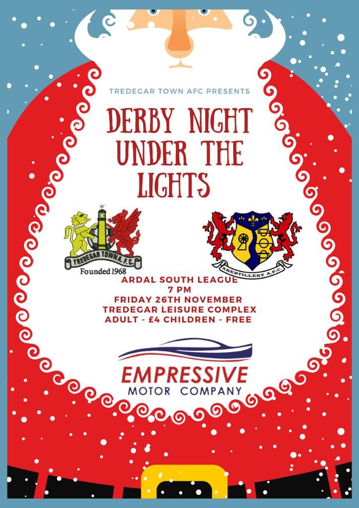 Friday night football tonight. Come and support the lads