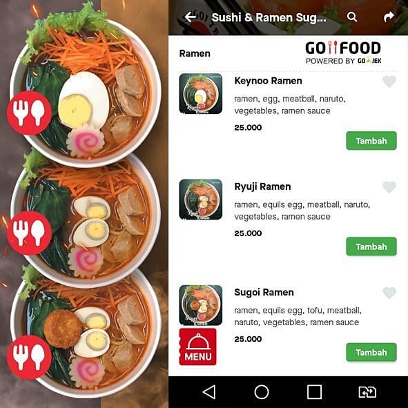 SugoiTei's tweet photo. Enjoy kita hari ini japfood lovers..order sushi / ramen Sugoi Tei Malang by Go Food
.
#kulinermalang
PSSI
Nagita Slavina
Baby R
#malang https://t.co/hXpwlvb2k0