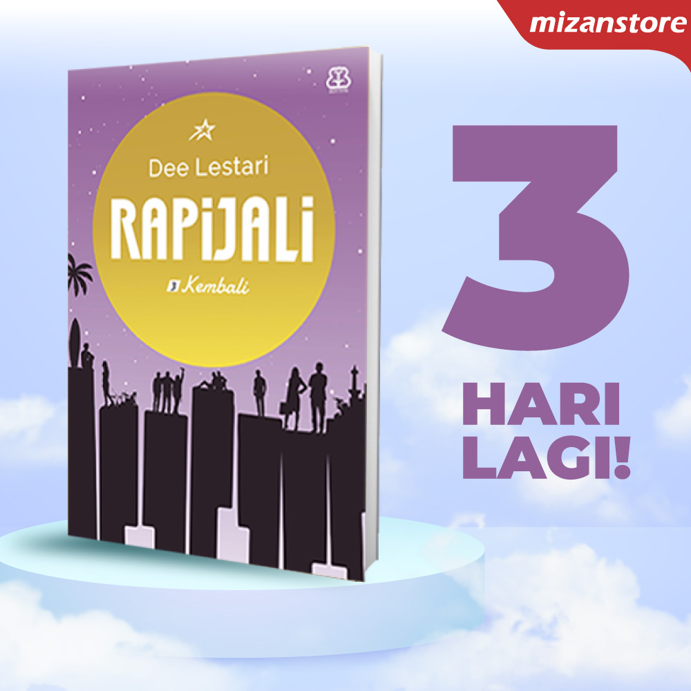 mizanstore's tweet photo. 3 hari lagi! Kamu udah bisa ikutan pre order Rapijali 3! 🥳
Yang lagi nungguin manaaa suaranyaaaaa
#Rapijali #DeeLestari #BentangPustaka
#Rapijali3 #Rapijali1Mencari #Rapijali2Menjadi #Rapijali3Kembali #SerialRapijali #Addeection https://t.co/HLIhX3ax5s