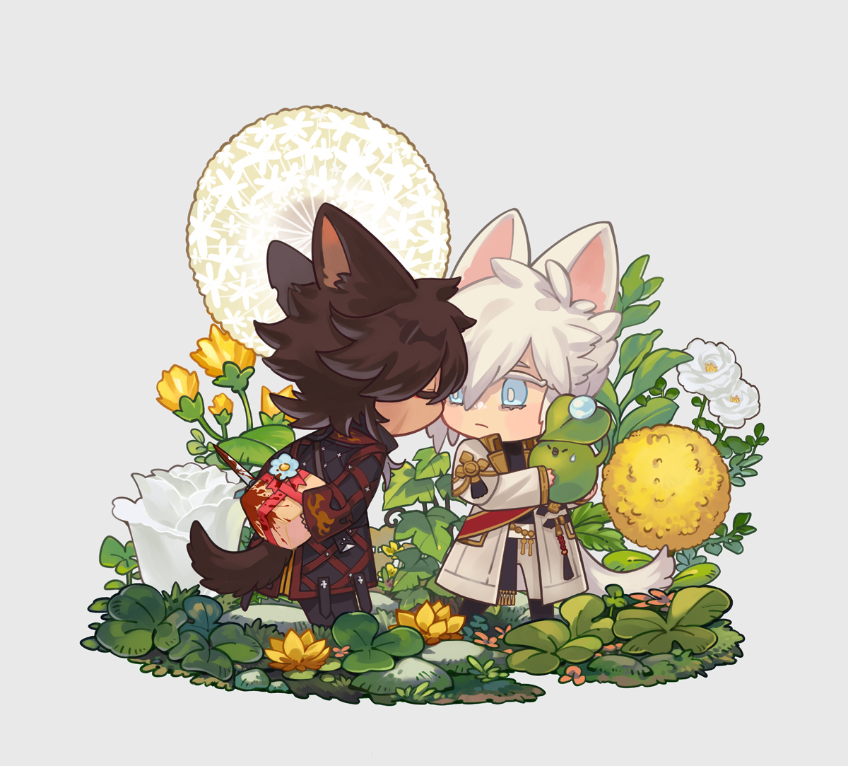 nashico623's tweet photo. FF14 OC
送老婆的生日圖，超寡淡（寡淡 https://t.co/QE4VkJgZ1Y