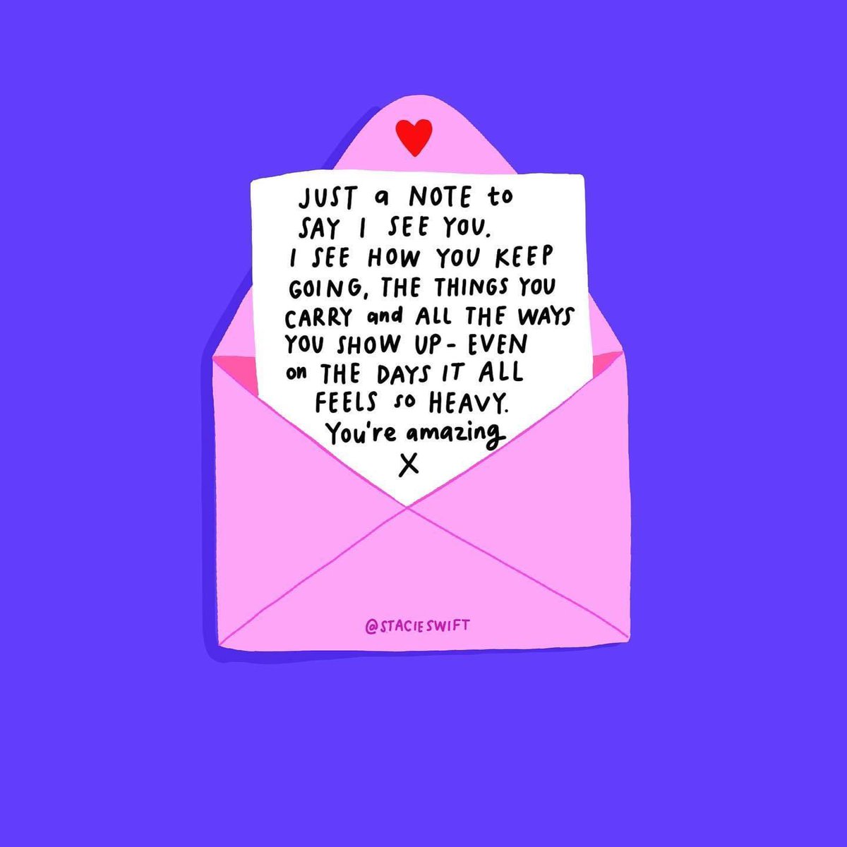 MindfulPathways's tweet photo. I see you ❤️
@StacieSwift
#MindfulPathways #Compassion #Courage #MentalHealth #Psychologist #Adelaide https://t.co/WBMvWqyFc1