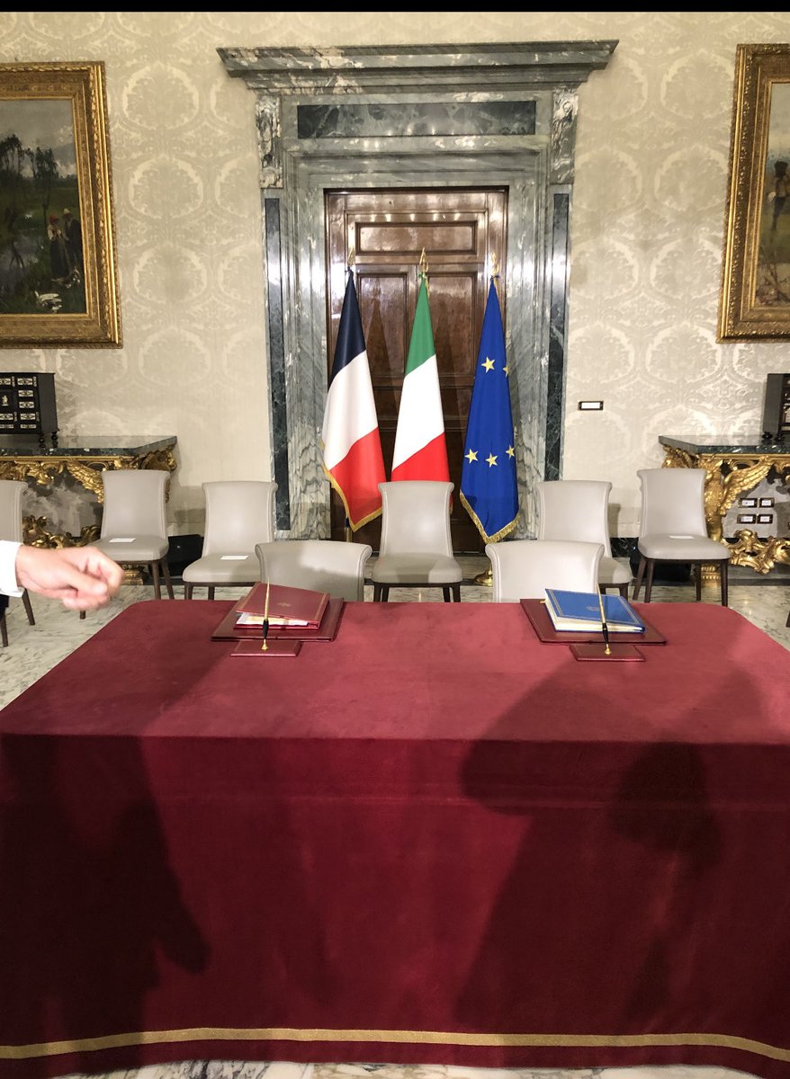 Un nuovo capitolo nelle relazioni tra Italia e Francia, per l’Europa unita. Grato ⁦<a href="/PaoloGentiloni/">Paolo Gentiloni</a>⁩  ⁦<a href="/EmmanuelMacron/">Emmanuel Macron</a>⁩ per aver fatto parte del gruppo preparatorio. ⁦<a href="/FrancoBassanini/">Franco Bassanini</a>⁩ ⁦<a href="/GillesPecout/">Gilles Pécout</a>⁩ ⁦<a href="/PascalCagni/">Pascal Cagni</a>⁩ PSeverino SGoulard