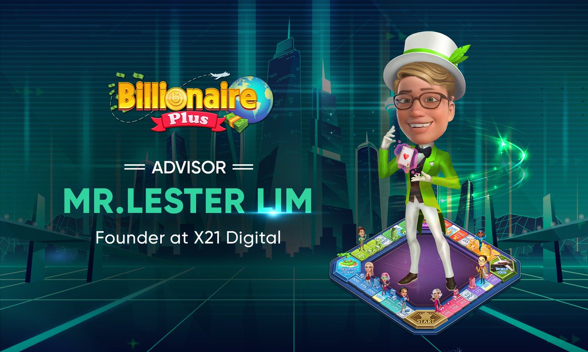 bplusmetaverse's tweet photo. 🎉Let's make some noise for our beloved Advisor - Mr. Lester Lim - Founder at @X21_Digital🎊

#BPLUS #BillionairePlus #X21_Digital #PlayToEarn #NFT #BSC #Metaverse #GameFi https://t.co/RnPOcUYE6y