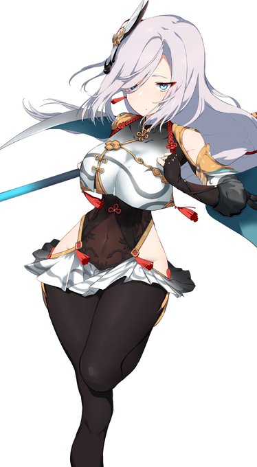 スカート着せてみました
#申鶴  #原神 