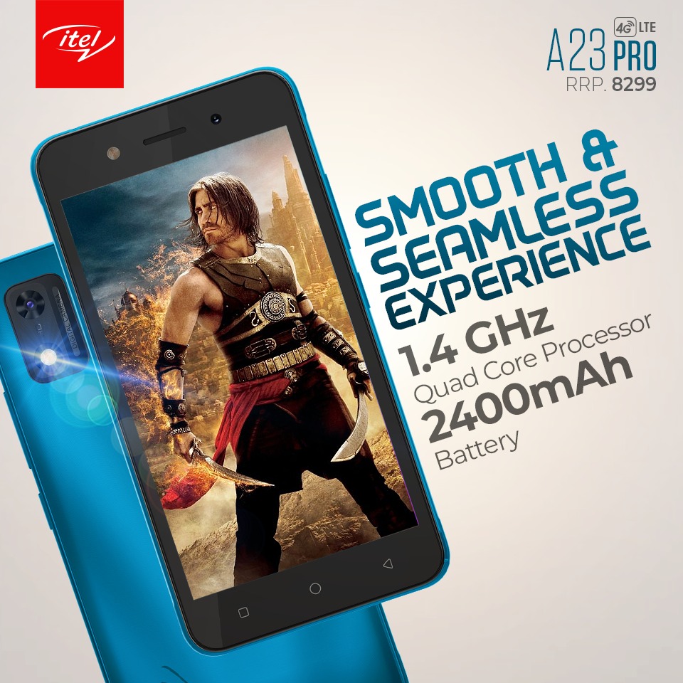 ItelPakistan's tweet photo. Here’s one that’s fun for everyone!
With a 2400mAh powerful battery, an ultra-bright 5” display to experience the ultimate cinema at home & a brilliant camera!
Order yours now from https://t.co/01AVv1iMco
#itelpakistan #enjoybetterlife #itelmobile #itel #A23pro #fun4every1 https://t.co/c2cOm1uYce