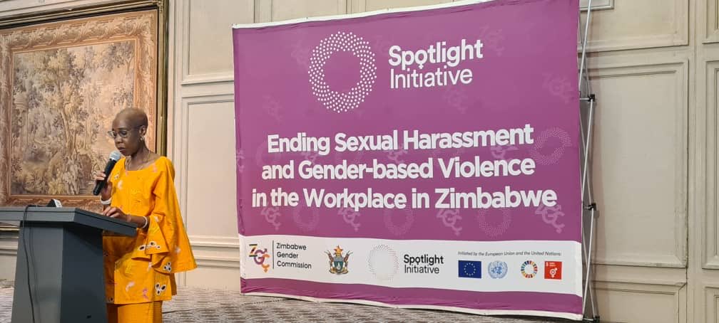 iloharare's tweet photo. Launch of the national SGBV strategy in the workplace by @ilo with ⁦@GenderZimbabwe⁩ ⁦@hphororo⁩ ⁦@UNZimbabwe⁩ ⁦@GlobalSpotlight⁩ ⁦@euinzim⁩ ⁩ ⁦@AfsarSMohammad⁩ ⁦@tsitsi_ida⁩ ⁦@EMCOZ_Zim⁩ ⁦@ZctuZimbabwe⁩ ⁦@ZftuZ⁩ https://t.co/UiytNCNSDf