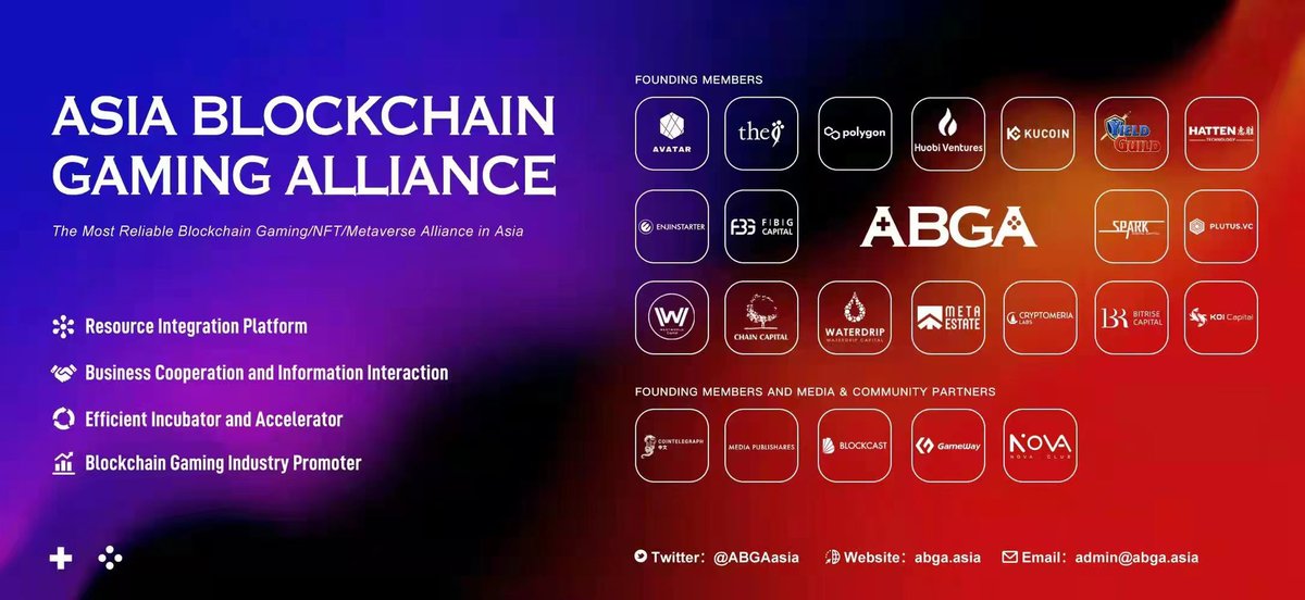 Avatar_capital_'s tweet photo. Avatar Capital is honored to join ABGA as a founding member. With optimism and anticipation, Avatar will enthusiastically participate in ABGA’s future activities and planning.Members in the ecological system will together promote the development of the global blockchain industry! https://t.co/HUvyNdKXFU