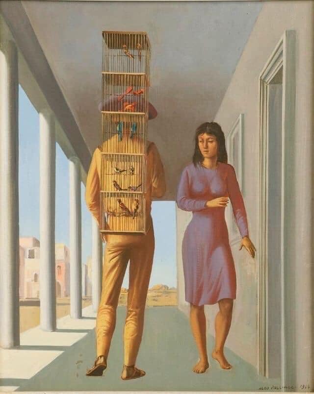 MenschOhneMusil's tweet photo. The Bird Seller, 1964, Aldo Pagliacci. https://t.co/6GcIoShdS2