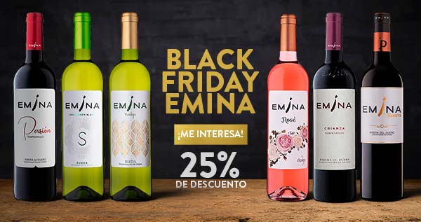 eminawines's tweet photo. 📣 ¡Atento, atenta!
⭐ Tienes una semana para disfrutar de EMINA como nunca. 
🍷 Un 25% de DESCUENTO en un #BlackFriday riquísimo!
👉 Date prisa y encuentra EMINA en nuestra shop. 
🛒 https://t.co/an272qn4GE https://t.co/liUOZsLNOi