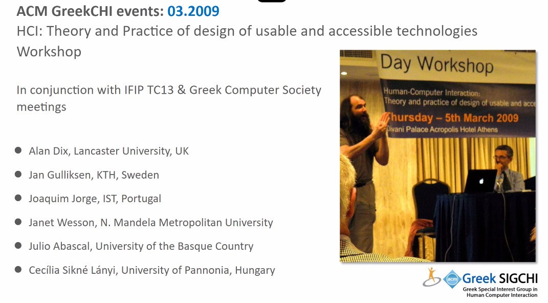 Day 2 of #CHIGreece2021 Inaugural International Conference started! Welcome Session by Program Chairs <a href="/mroussou/">Maria Roussou</a> and <a href="/gcaridakis/">George Caridakis</a> on the past, present and future of the <a href="/GreekSIGCHI/">ACM SIGCHI Greece</a> with upcoming events, open calls and more! 500+ registered chapter members so far, join in!🔷