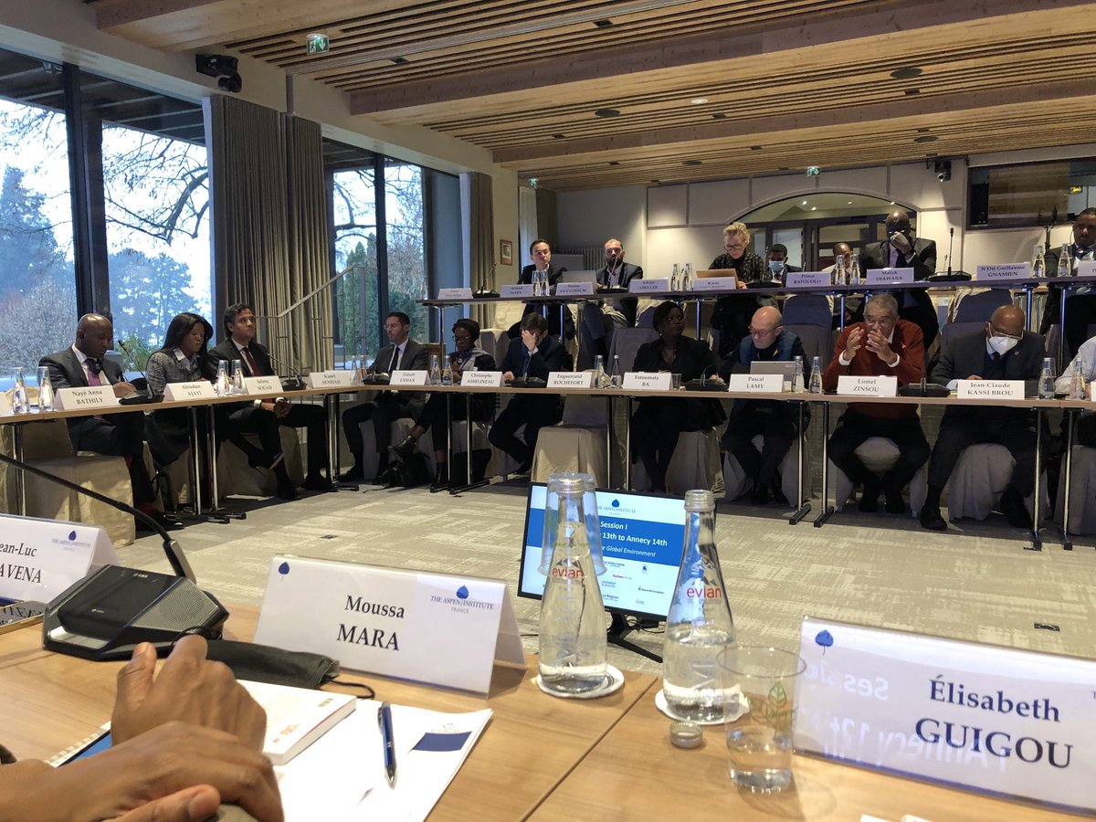 Réunion Aspen Afrique/Europe à Annecy organisée sous la présidence de JL Allavena et PLamy et centrée sur l économie et les entreprises