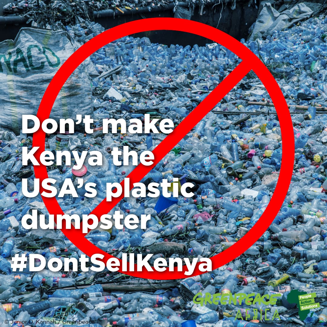 Sign the petition against the US-Kenya trade deal to dump US waste to Kenya and save our environment act.gp/3DGeqgd #DontSellKenya 
#BreakFreeFromPlastics
@StateHouseKenya
@Trade_Kenya
@Environment_Ke