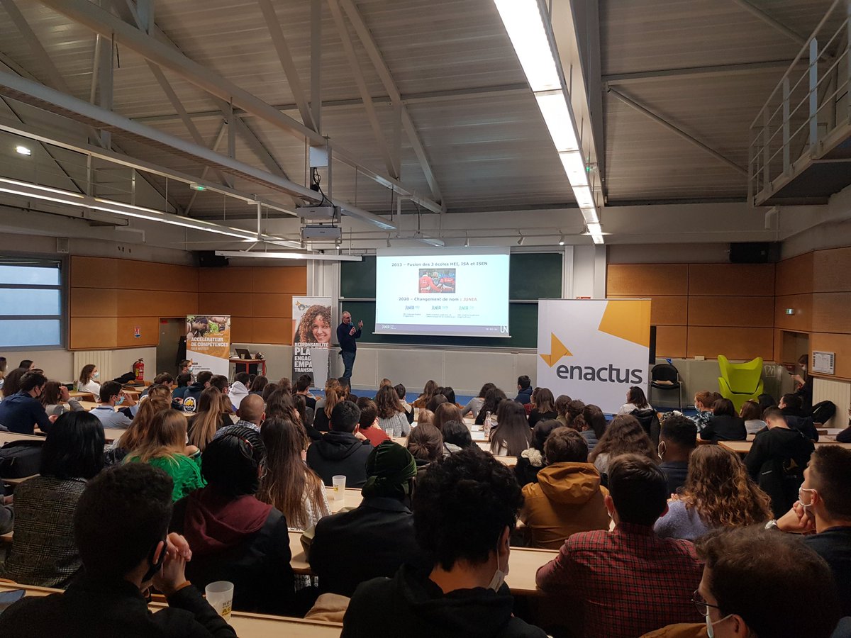 Un immense merci à toute l equipe de @Junia_ingenieur de nous accueillir pour ces 3,5 jours d #eclosion avec <a href="/EnactusFrance/">EnactusFrance</a> !! Quel accueil incroyable !