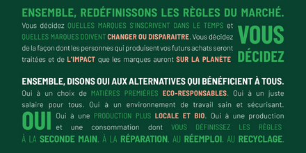 Jour-J pour le #GreenFriday 🌿

Pour lutter contre la production excessive induite par le #BlackFriday, nous ne proposons pas de remises !
Et nous reversons 10% du chiffre d'affaires du jour à <a href="/HalteOP/">HOP - Halte à l'obsolescence programmée</a> pour lutter contre l'obsolescence programmée.
#ImpactPositif Cc <a href="/legreenfriday/">Le Green Friday</a>
