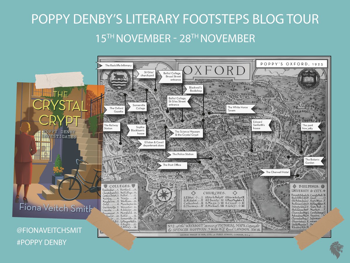 jaffareadstoo's tweet photo. On today's literary footsteps #BlogTour I am delighted to share my #BookReview of #TheCrystalCrypt by @FionaVeitchSmit @LionHudson #PoppyDenby #Oxford #cosycrime
https://t.co/iKc1oQvPvs https://t.co/NIEIH8YNPz