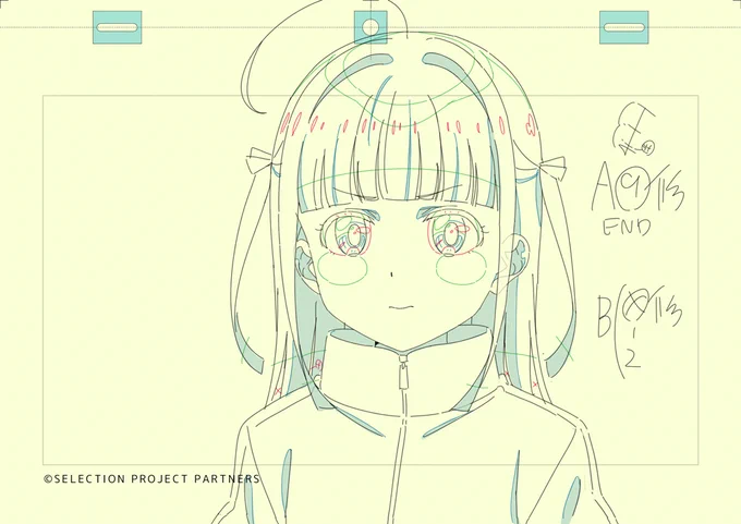 「SELECTION PROJECT」#09
作画監督修正SELECTION 01 まこ 詩

#セレプロ ※掲載許可を頂いてます 