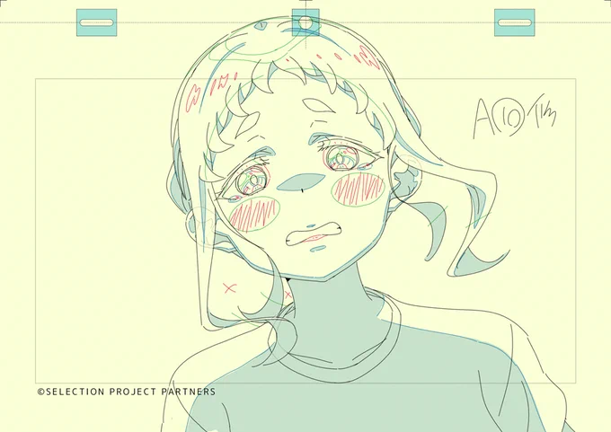「SELECTION PROJECT」#09
作画監督修正SELECTION 03 野土香

#セレプロ ※掲載許可を頂いてます 