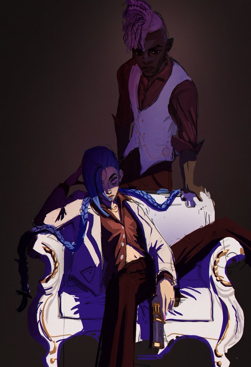 kamrinwebby's tweet photo. ok... so like what if they wore snazzy suits...
#Arcane https://t.co/sQm34UCDa7