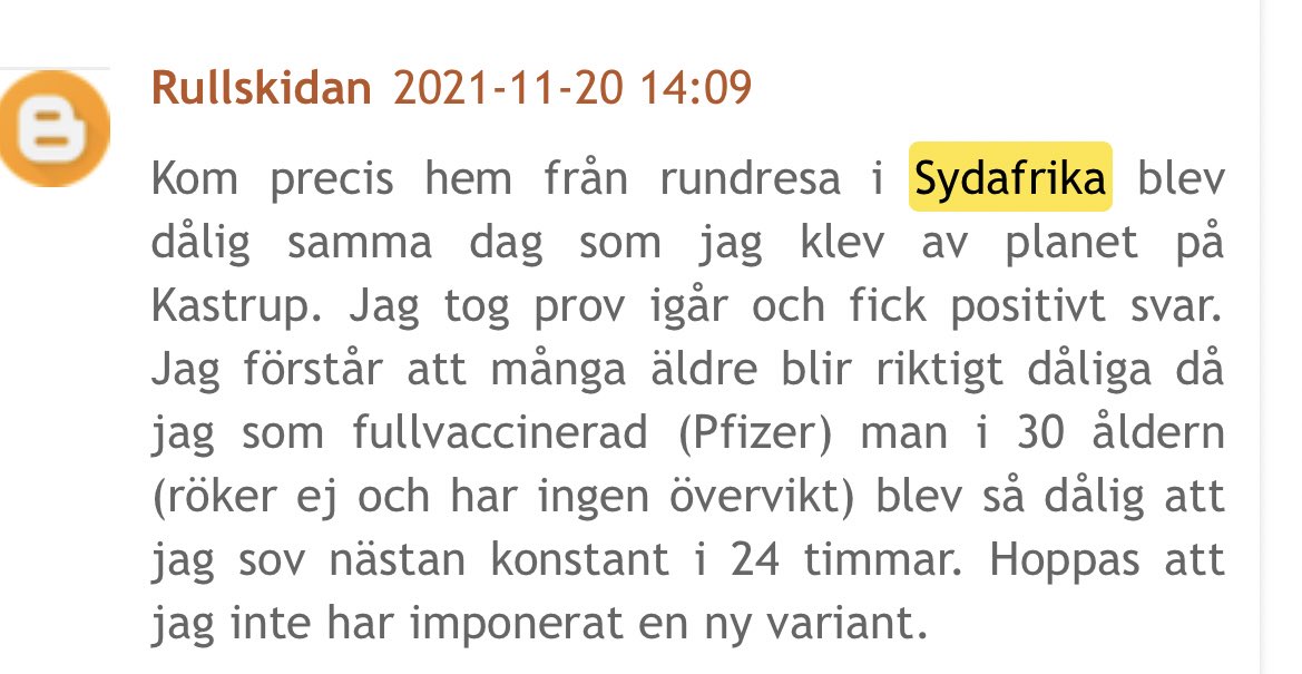 Läsare för sex dagar sedan.