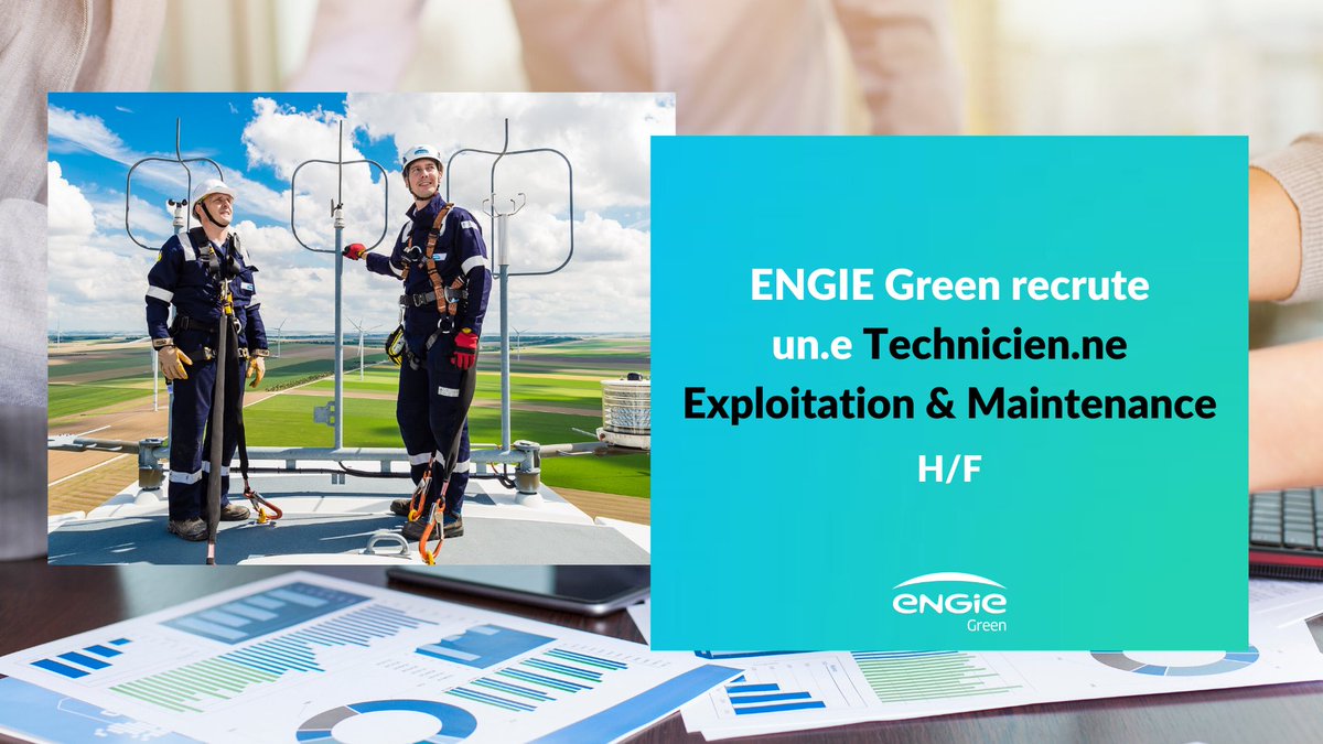 ENGIEGreen's tweet photo. [Job] 🌤 #ENGIEGreen recrute un.e https://t.co/kmRlgiRiNG Exploitation et Maintenance
📍 Montpellier
Le secteur des énergies renouvelables te passionne et tu es à la recherche de nouveaux challenges ?  
Postule dès maintenant et rejoins nos équipes ! 
👉 https://t.co/imQ9tOqlYp https://t.co/30LNNP8Clq