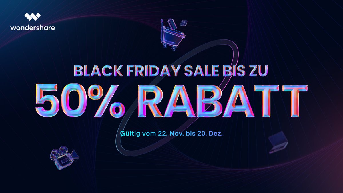 FilmoraDeutsch's tweet photo. 📢 Hallo Hallo! Wondershare Black Friday Sale 2021 kommt 🤘🤘
Komm und finde deinen Rabatt hier: https://t.co/zwx2AP1O13 💡

🔥🔥 Der Größte Rabatt des Jahres für Filmstock und FilmoraPro (Jetzt Bestellen oder beim nächsten Jahr!) https://t.co/mHeJsDrXBu
