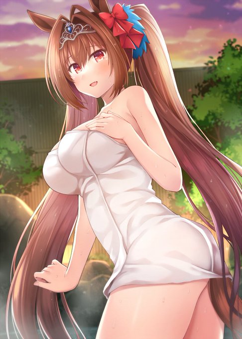 ダイワスカーレット♨️
#ウマ娘 #いい風呂の日 