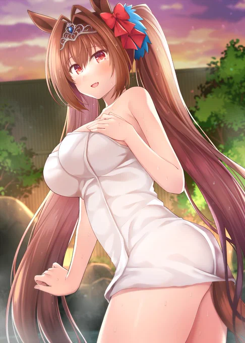 ダイワスカーレット♨️
#ウマ娘 #いい風呂の日 