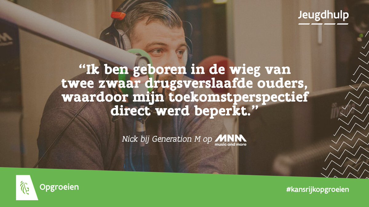 JeugdhulpBE's tweet photo. 📻 Nick heeft een heftig levensverhaal. Met zijn organisatie Rebron wil hij nu het verschil maken voor jongeren in een gelijkaardige situatie als hij. Dat vertelde hij aan @DorianneAussems op @MNMbe 👉 https://t.co/UCLwneytrG 💪💖 #kansrijkopgroeien #wijsamen #generationm https://t.co/36dZcibl8T