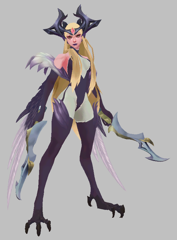 Harpy Gwen, a custom skin i made for @leagueoflegends @riotgames. , en