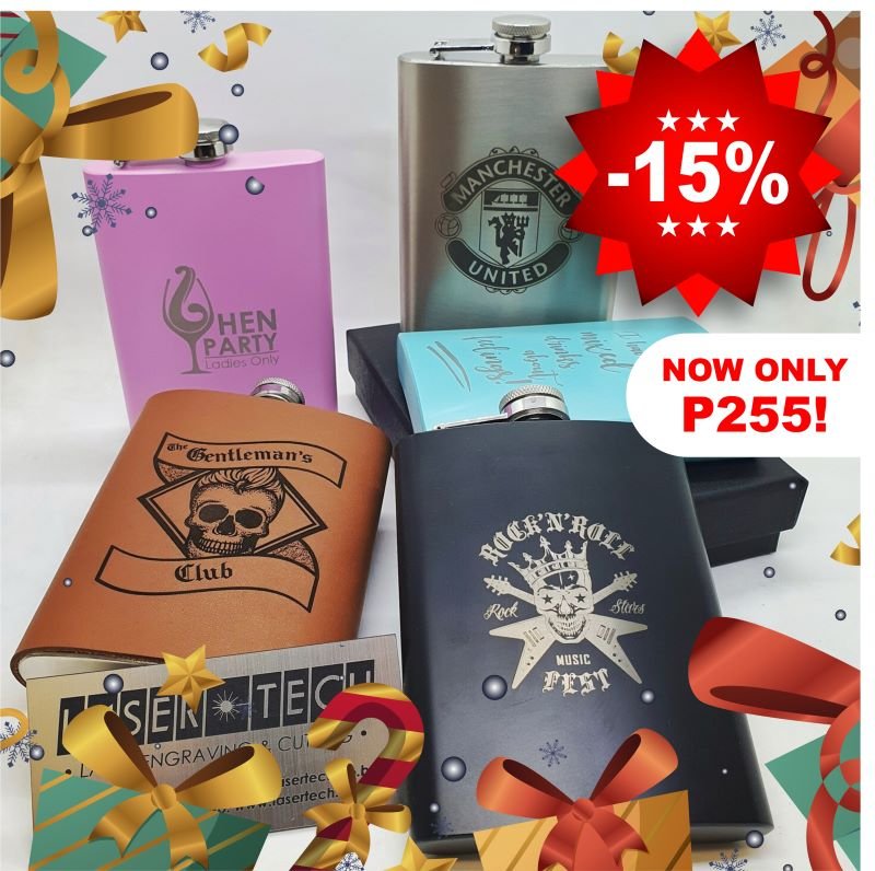 LaserTechBW's tweet image. The perfect #ChristmasGift - our #LaserEngraved and #personalised metal #HipFlasks - are on SALE for this festive season - 15% off! *FREE GIFT WRAPPING*
Order them NOW from our online store while stocks last!
lasertech.co.bw/online-store.h…

#EngravedGifts #LaserTech #Botswana #Engraving