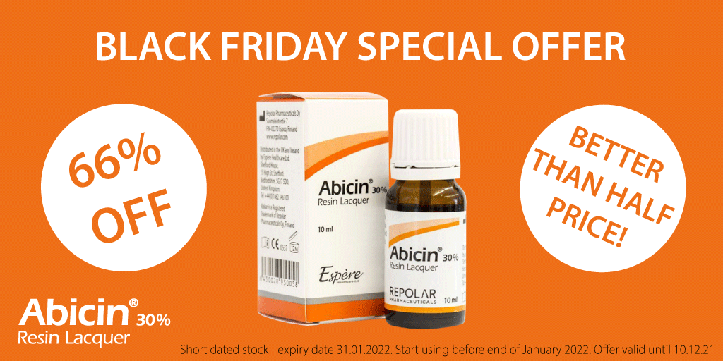 AbicinNail's tweet photo. 🧡BLACK FRIDAY SALE!🧡

Abicin, better than half price for a limited time only! 

Grab yourself a fantastic deal, Abicin is currently just £5.99, usually £17.99! 

Shop today: https://t.co/ISUEh9hTdz

Please note, this item has a short expiry date (31.01.22) https://t.co/jWX7y5Mu9D