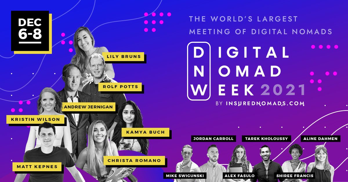 Intrigued by all the buzz about the #digitalnomad  lifestyle? Join us for Digital Nomad Week on Dec. 6-8 
to hear from 100+ experts, government leaders, influencers, cryptocurrency enthusiasts &amp; global citizens. Get your FREE ticket: hopin.com/events/digital…
#remotework #Travel