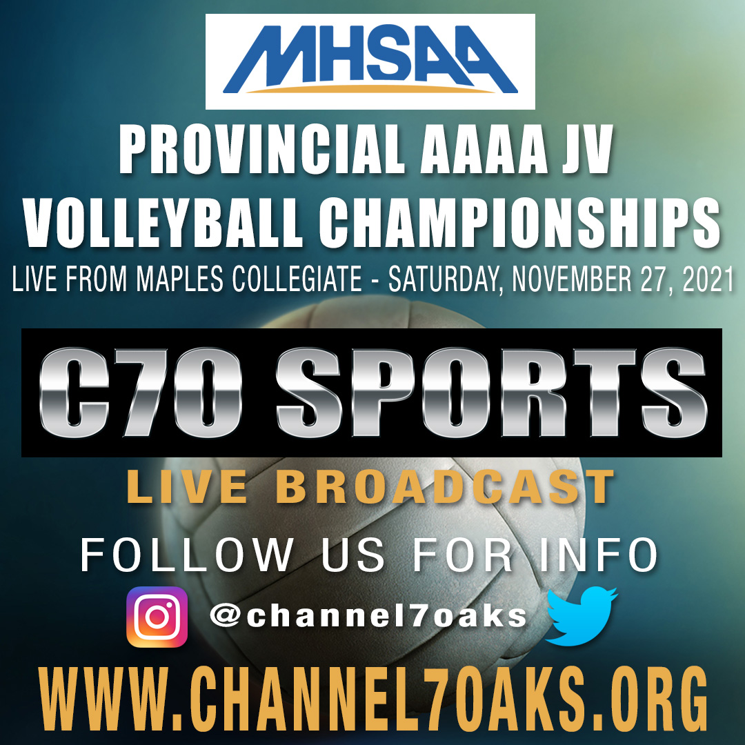 MHSAA Prov AAAA JV Girls Volleyball Championships. Games at 10, 12, and 6. Live from Maples Collegiate. <a href="/Maples1330/">Maples Collegiate</a> @7OaksSchoolDiv <a href="/MHSAA_/">MHSAA</a> <a href="/maplesathletics/">Maples Athletics </a>