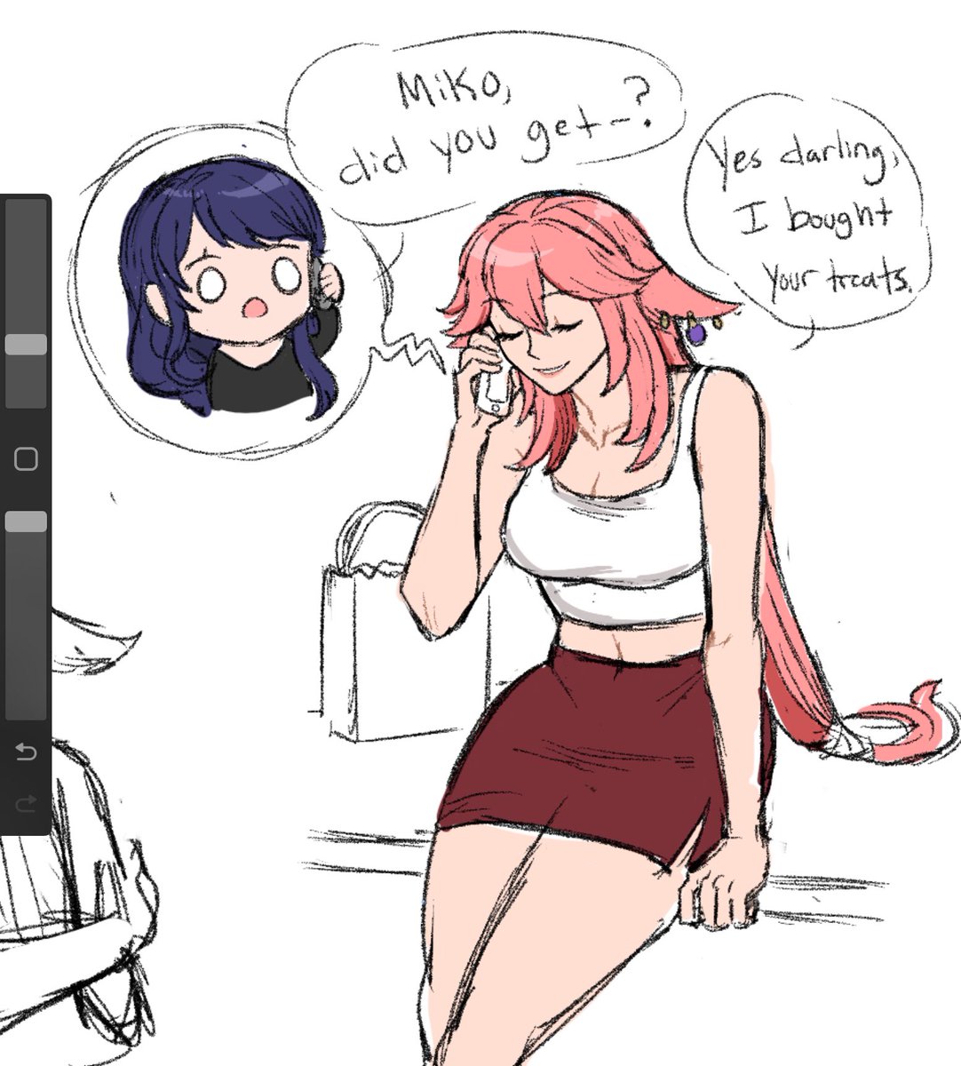 I’m stressed so dumb doodles