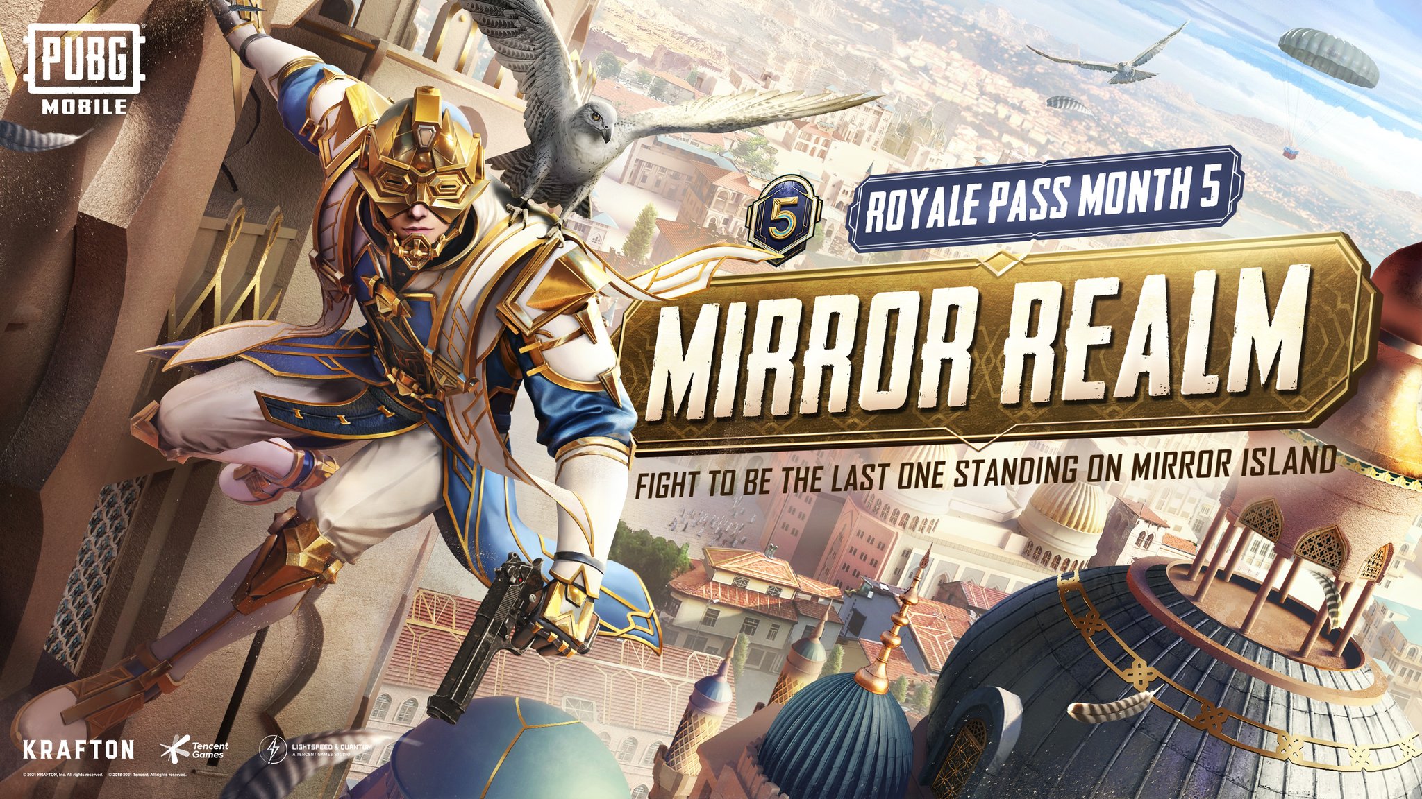 PUBG MOBILE on X: "Stand out in the Mirror Realm! ✨ Pick up Royale Pass Month 5 for stylish outfits, accessories, and more! 🔗 https://t.co/qkp7s9dMVM #PUBGMRPM #RPM5 https://t.co/064gaiFjUP" / X