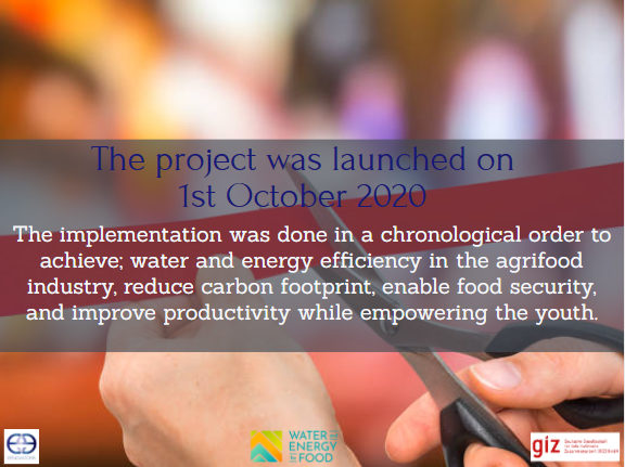 Eenovators's tweet photo. The #ESCO4Efficiency project was launched on 1st October 2020 and anchored on these 4 pillars; Training and capacity building, partnership development, project design and development and energy and water efficiency for Agri-food businesses.
@WE4FGCD https://t.co/5xxa7KCyyL