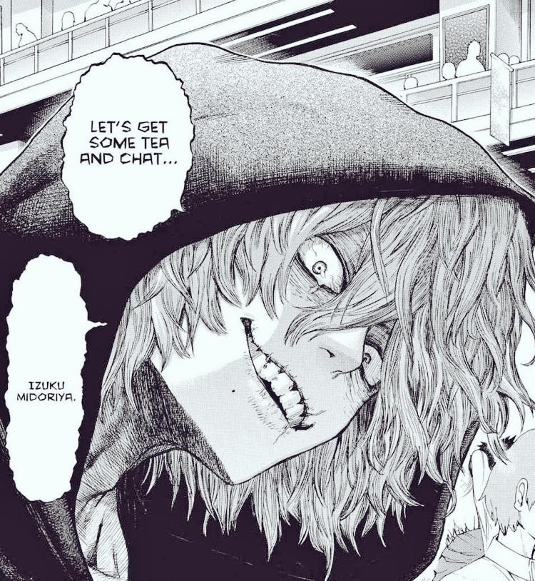 #MHASpoilers
-
-
-
-
-
I've been thinking..
1) Toru was the first person to suggest to Class 1-A to go the mall, which was also where Deku met Shigaraki.
2) We always assumed she couldn't turn her power off, but what if she cloaks herself is because she's got something to hide?