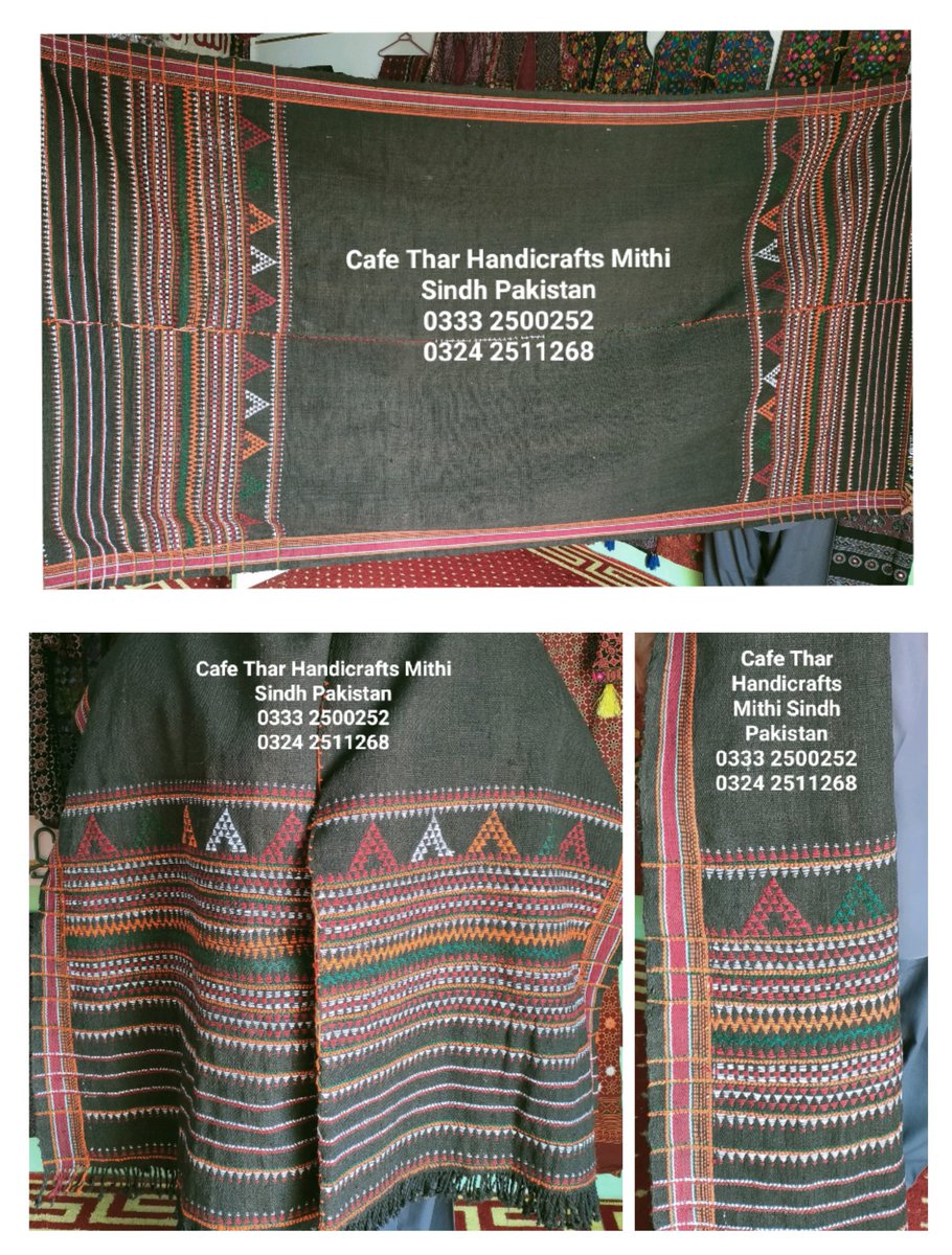 piyaroshivani's tweet photo. Cafe Thar Handicrafts Presents
Handmade woolen Shawls Of Thar
#wintercollection2021
#woolencraft
#کٿو
#woolenshawls
#woolenclothes
#woolshawl
#wintercollection
#handmadeshawl
#handmadegifts
#Khatho
#CafeThar
#HowToVisitThar
03332500252 Whatsapp and Call 03242511268 https://t.co/rz1dXnznvV