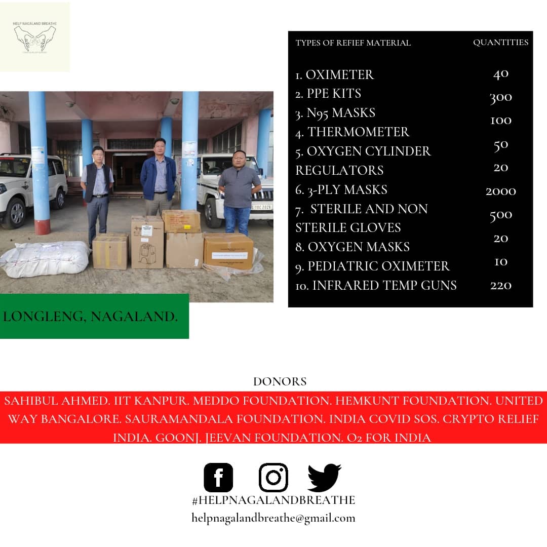HelpNagaland's tweet photo. Phase 3 Distribution update: Longleng and Kiphire district

#Nagaland #Longleng #Kiphire #helpnagalandbreathe #COVID19 #reliefpackage https://t.co/0F6Fp7SV61
