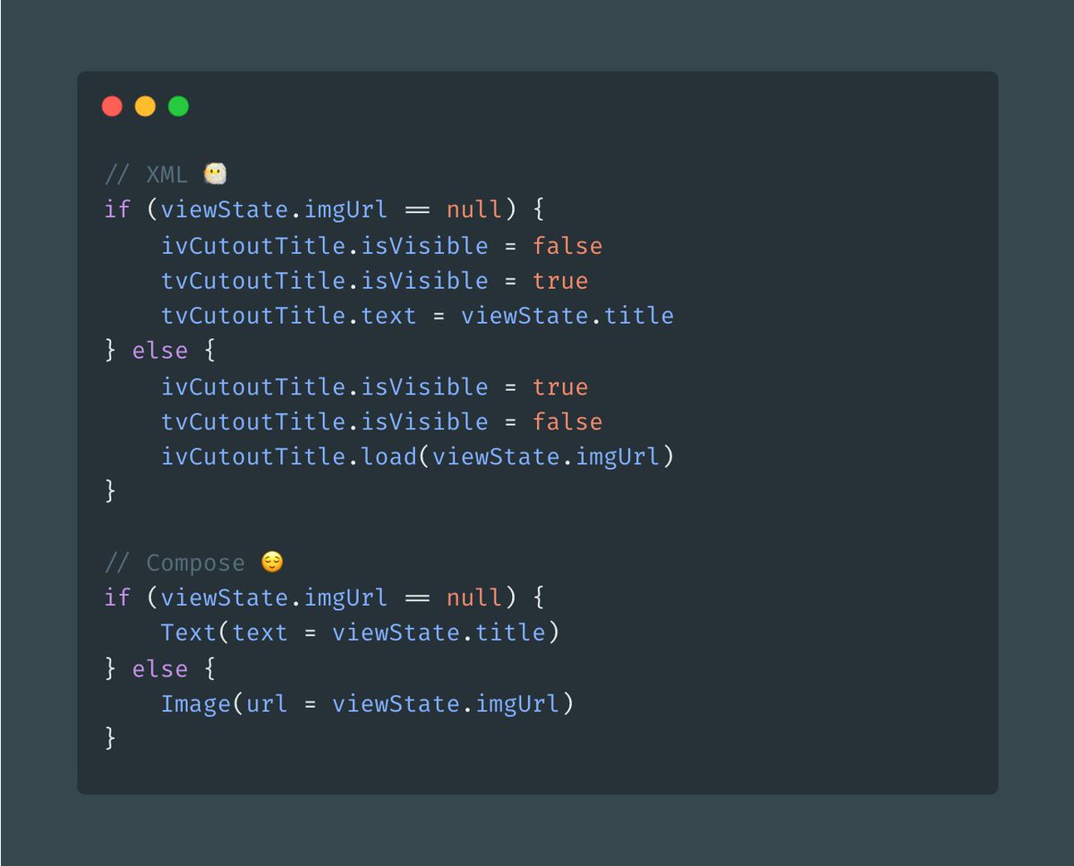 theapache64's tweet photo. One of the reasons I love declarative UI ❤️ https://t.co/eg94MOmPhd