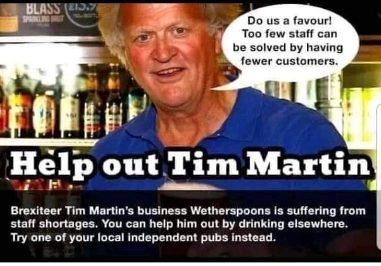 RealityUK_2016's tweet photo. Help out #TimMartin
#BoycottWetherspoons #BoycottSpoons
#FollowBackFriday #FBPE https://t.co/fwJV1Aw8VK