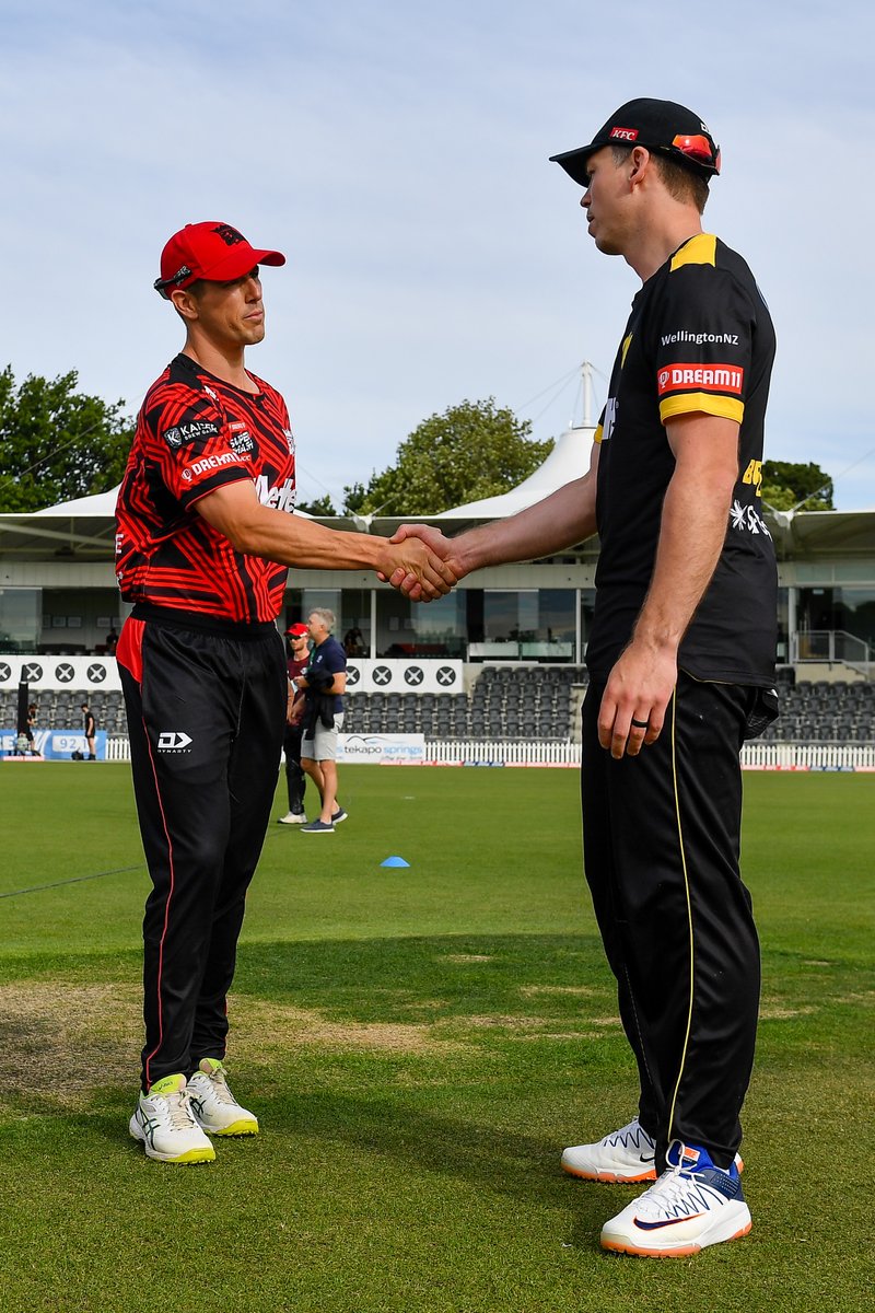 cricketwgtninc's tweet photo. All set to go at Hagley! 🏏Finn Allen and Luke Georgeson to open up for the Birds! 👊Watch play LIVE on @sparknzsport and free-to-air on Duke - LIVE scoring https://t.co/xGeHWdWb9r #WEAREWELLINGTON #SuperSmashNZ https://t.co/oAgScaWiuh