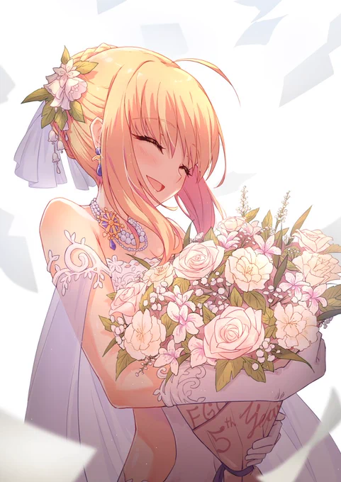 #いい笑顔の日 #FGO 
去年描いたセイバー 