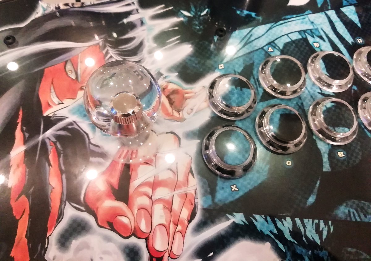 NaitokumuD's tweet photo. ☀️GaRou One PunK☀️
Joystick: Sanwa JLF + Custom Ring
Buttons: Sanwa 30 & 24 mm
Design: @ArcadiaCustoms
Pcb : Kamiking Pc-Ps3 Controller
LeD Controller: RainGBoW
#nsdp #FGC #hitbox #gamer #PC #PS5 #PCGamer #manga #Amine #garou #onepunk #bang #kaijin #Wolfman #OnePunchMan https://t.co/B5s3zVHuF0