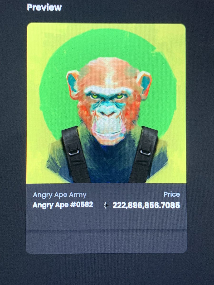 SirJonEh's tweet photo. What a billion dollar #NFT looks like = 222896856.7085 eth #NFTs #AAApes #Metaverse https://t.co/QqHWeyUlCG