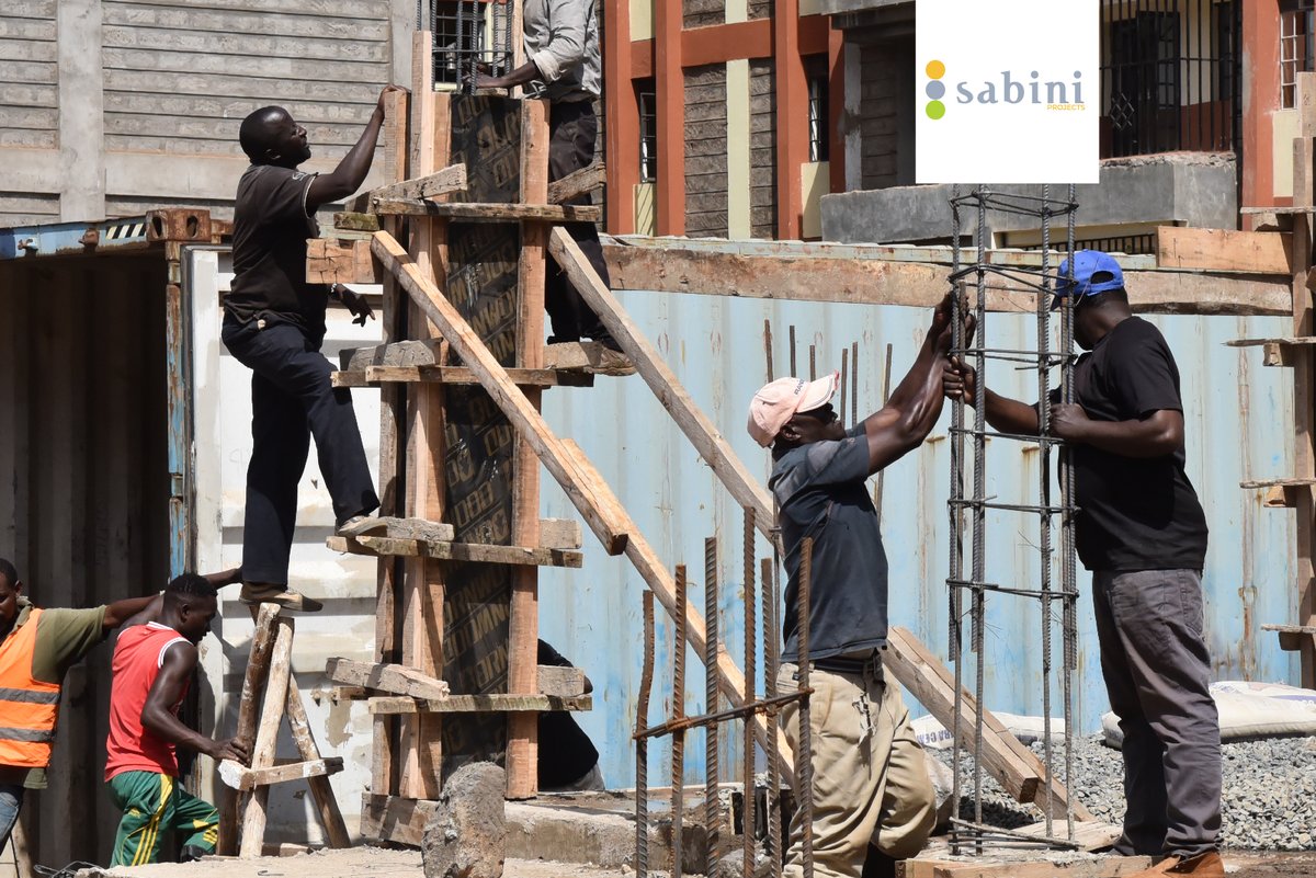Sabiniprojects's tweet photo. Arrangement of footing reinforcement is complete as we start the process of Column casting of the first floor.

The property’s prime city location will appeal to affluent renters who will enjoy stunning, high specification apartments which offer security &amp; Serenity.

Kalonzo || https://t.co/SdaAxZfpAy